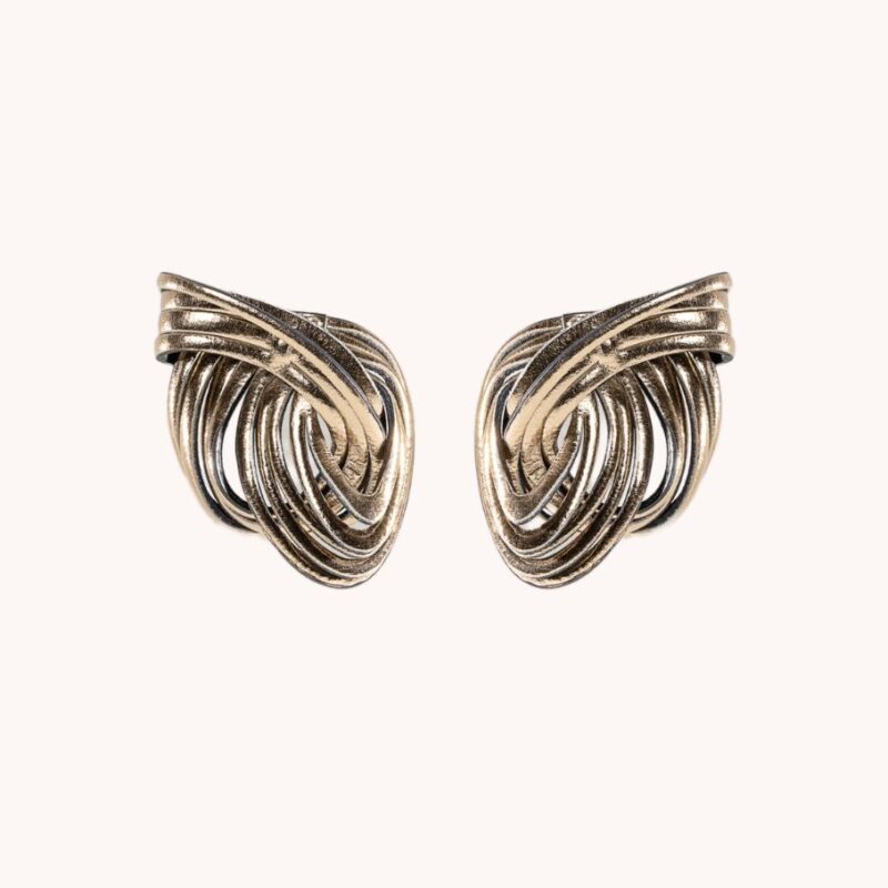 “Not a Knot” Leather Earrings