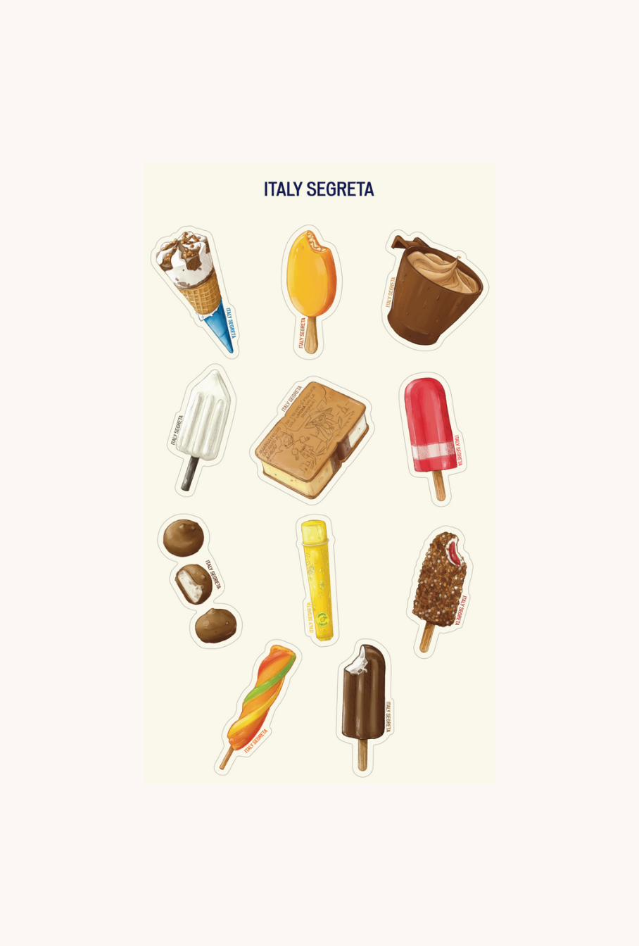 Gelati Sticker Pack | Italy Segreta