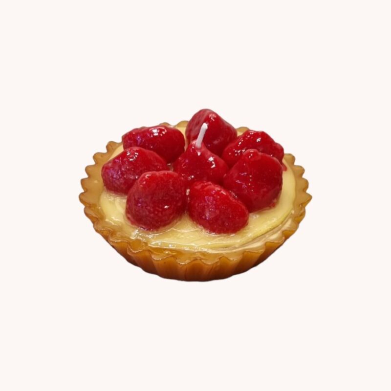 Crostatina di Crema e Fragola Wax Candle