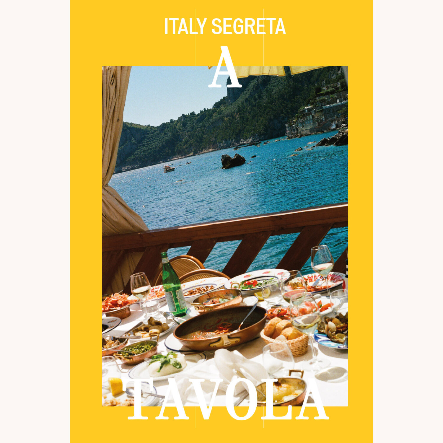 Italy Segreta A Tavola Magazine Yellow Cover
