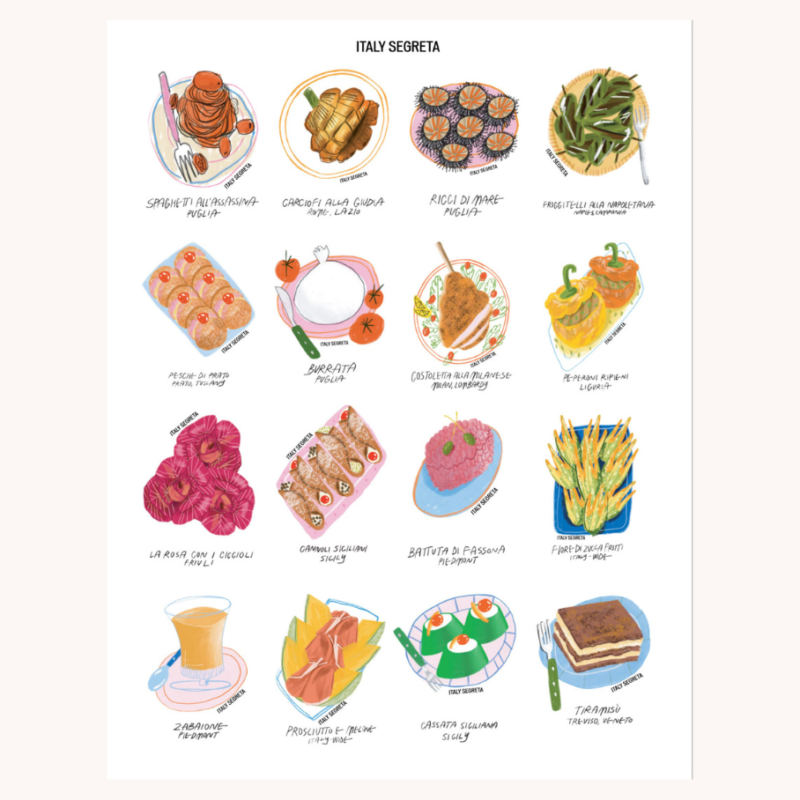 A Tavola Food Stickers Italy Segreta
