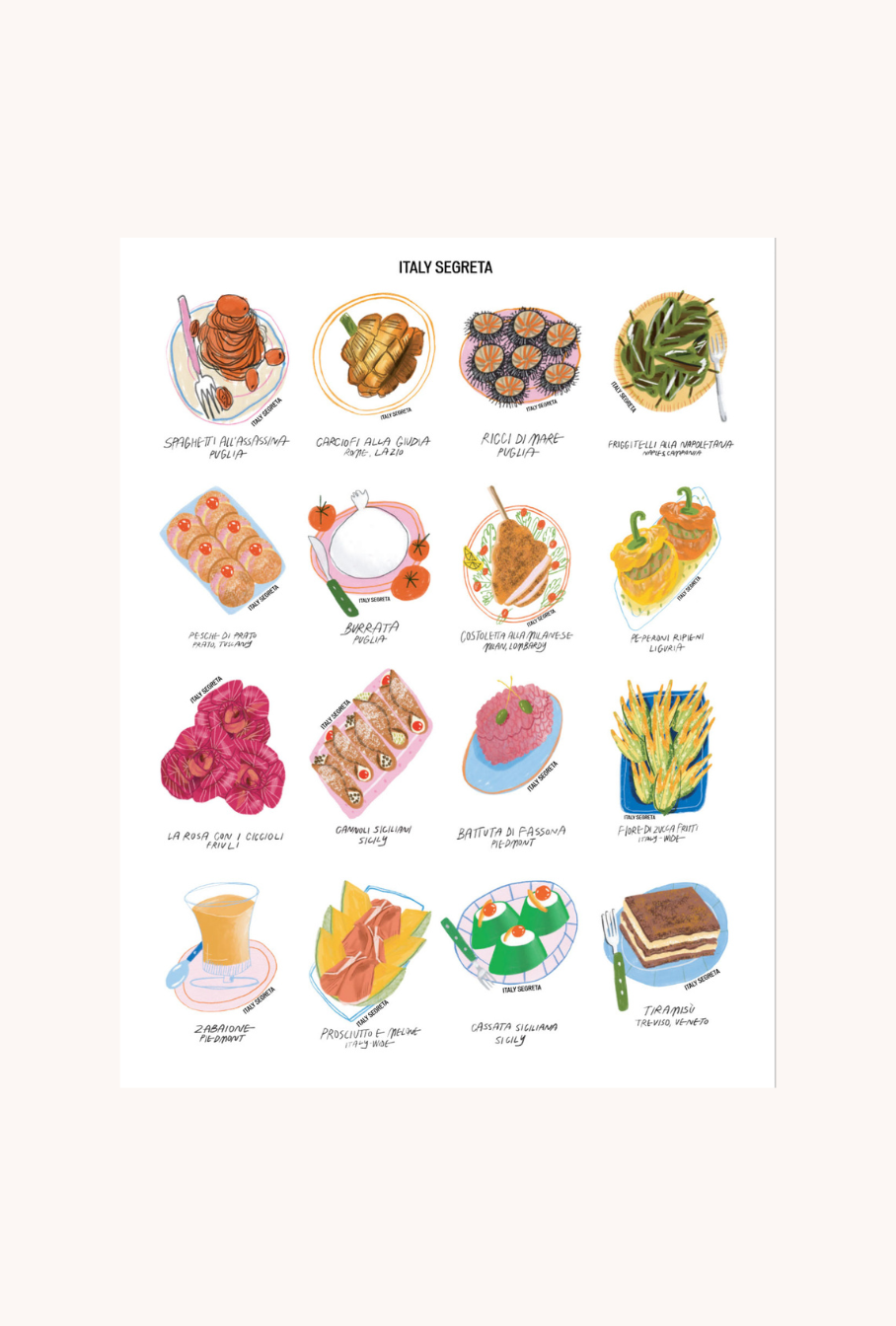 A Tavola Sticker Pack | Italy Segreta