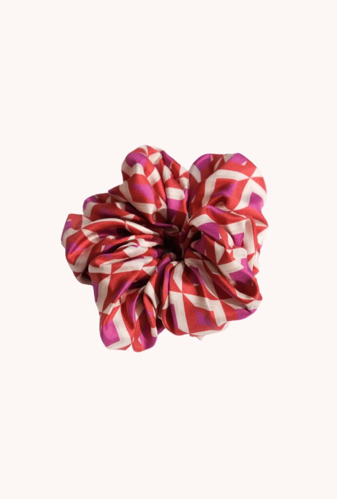 Silk Pink Scrunchie Italy Segreta
