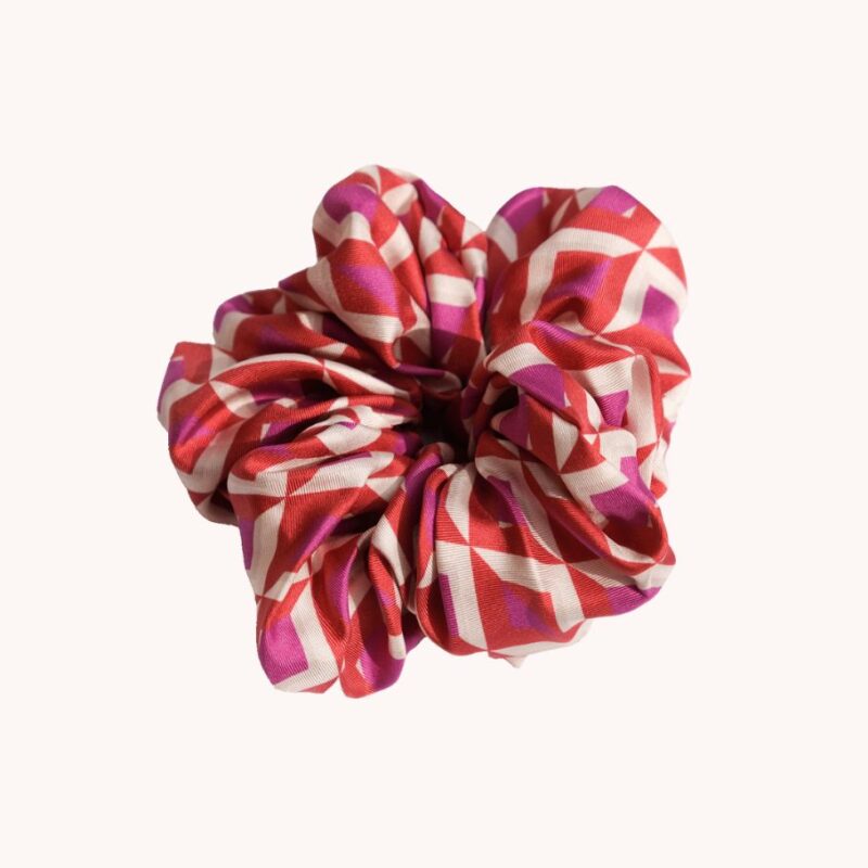 Silk Pink Scrunchie Italy Segreta