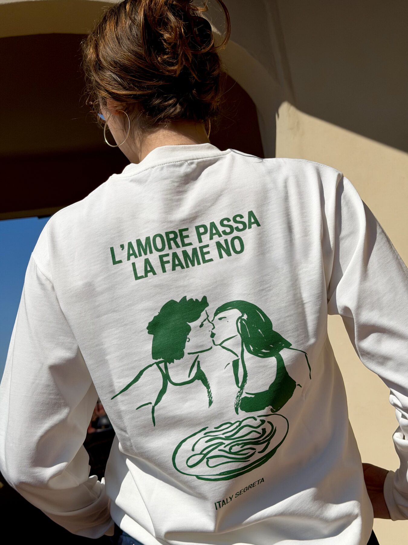 Italy Segreta Graphic Long Sleeve t Shirt